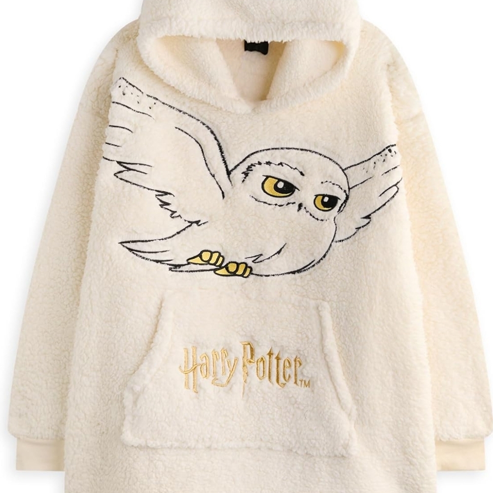 Harry Potter Cream Hooded Sweater Blanket